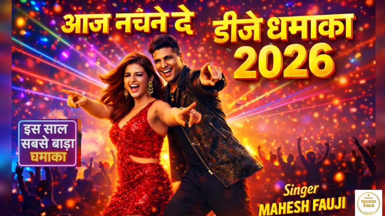 Aaj Nachne De Mere Yaar (DJ Remix) | Mahesh Fauji New Song 2026 । Nonstop Dance Mix ।New Haryanvi DJ