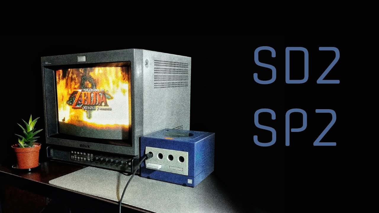 Nintendo GameCube | SD2SP | The Legend of Zelda: Twilight Princess | S-Video to PVM @stardust6813