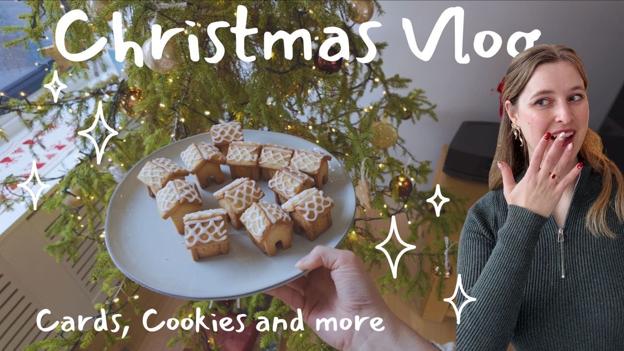 Writing Cards and Baking Cookies | Cosy Christmas Vlog
