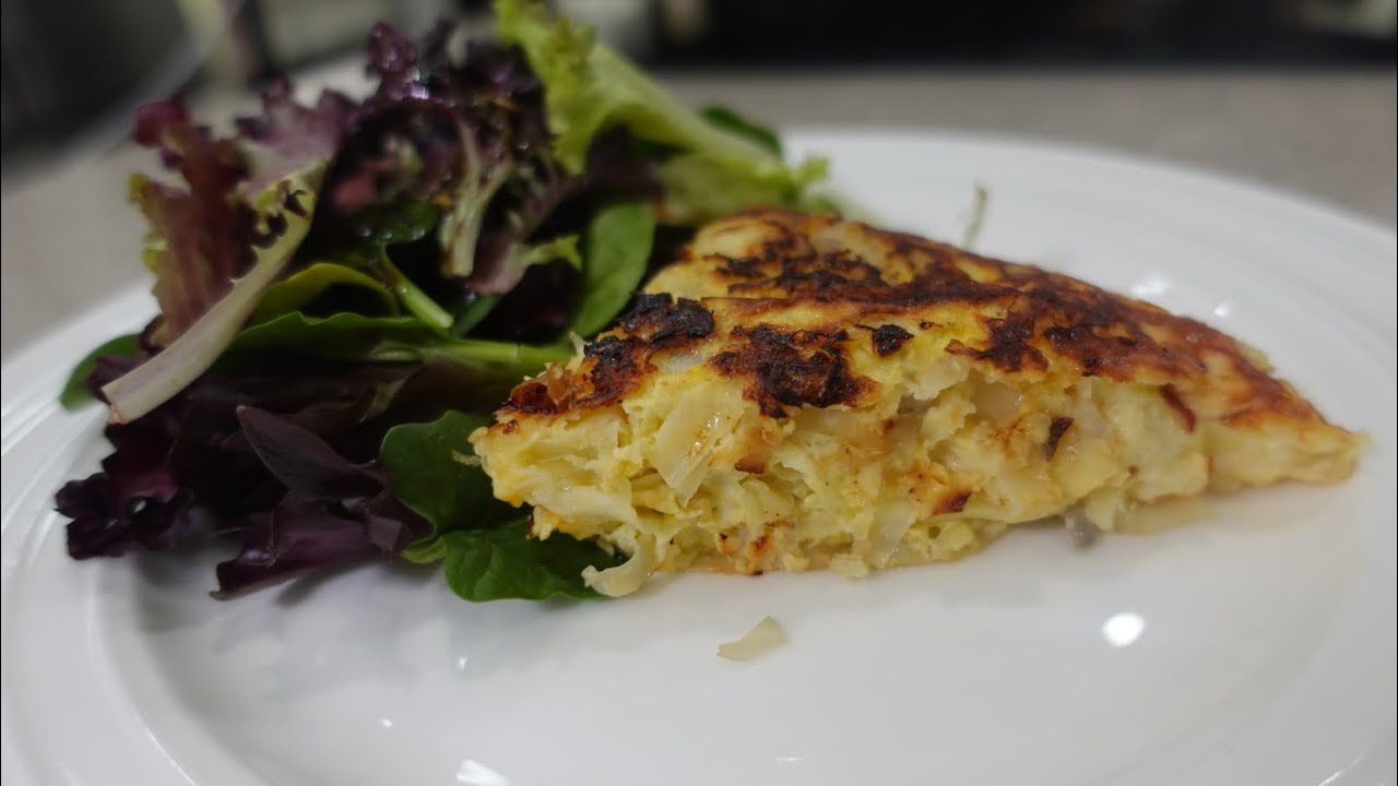 Tortilla de Col &oacute; Repollo!😋 #chef #food #vegetables #repollo #tortilla #chefgladys #cabage #huevos