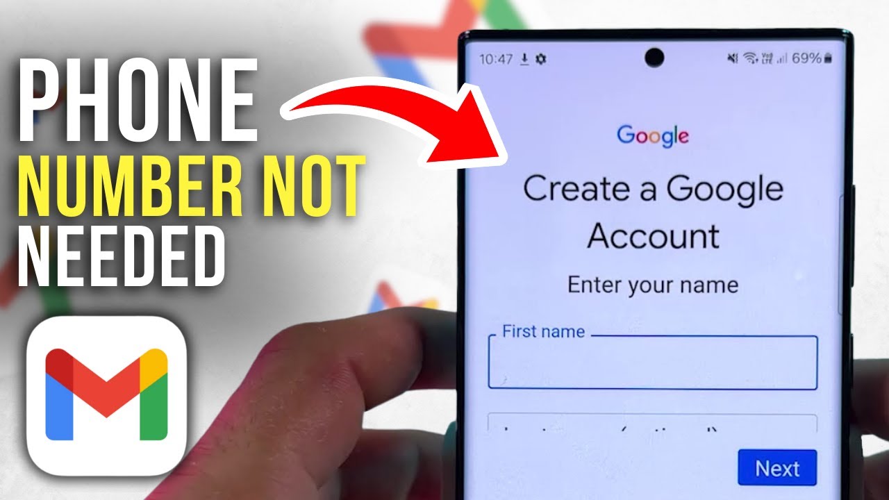Как создать учетную запись Gmail без номера телефона