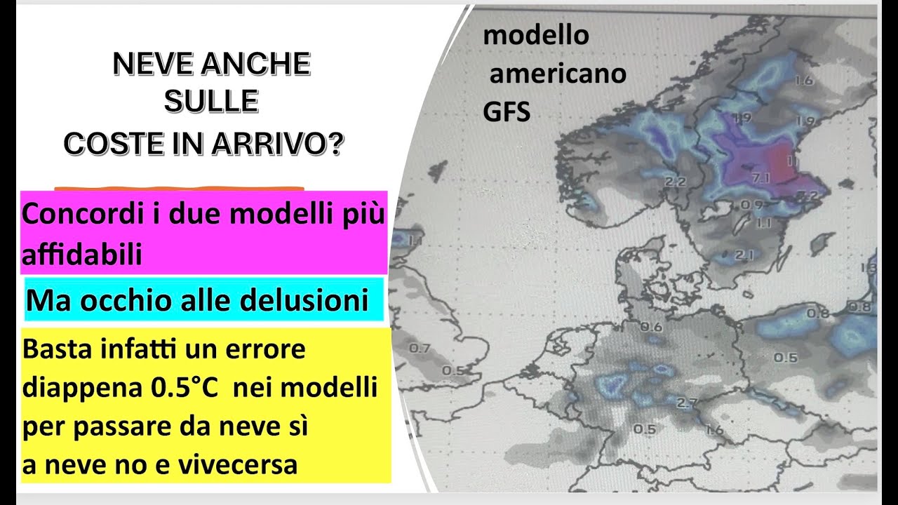 NEVE IN ARRIVO ANCHE SULLE COSTE?