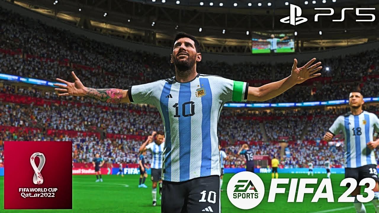 FIFA 23 Argentina vs Croacia gameplay ps5 español latino