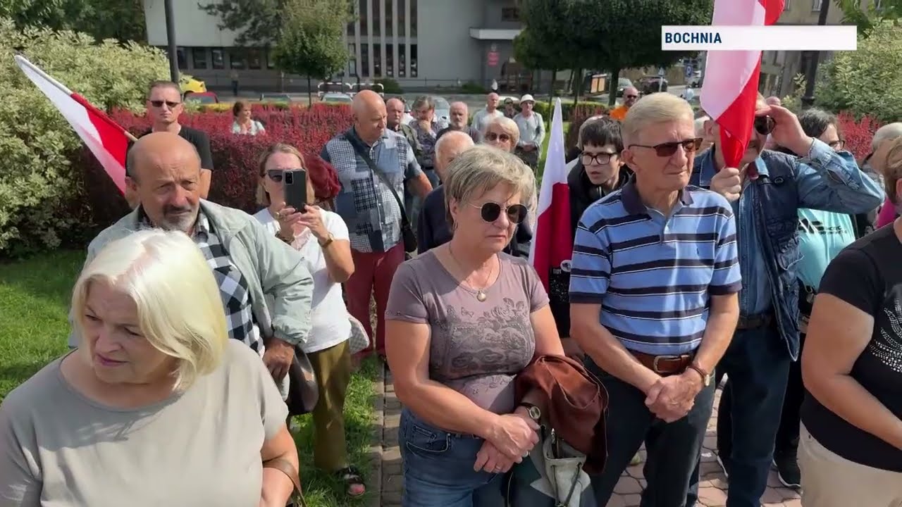 Protest przeciwko migracji w Bochni!