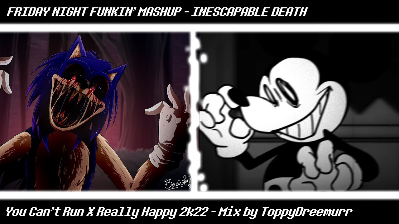 Friday Night Funkin' Mashup - Inescapable Death (You Can't Run X Really Happy 2k22 Remix)
