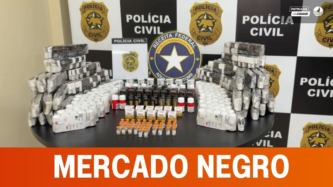 Operação apreende carga de anabolizantes avaliada em R$ 480 mil