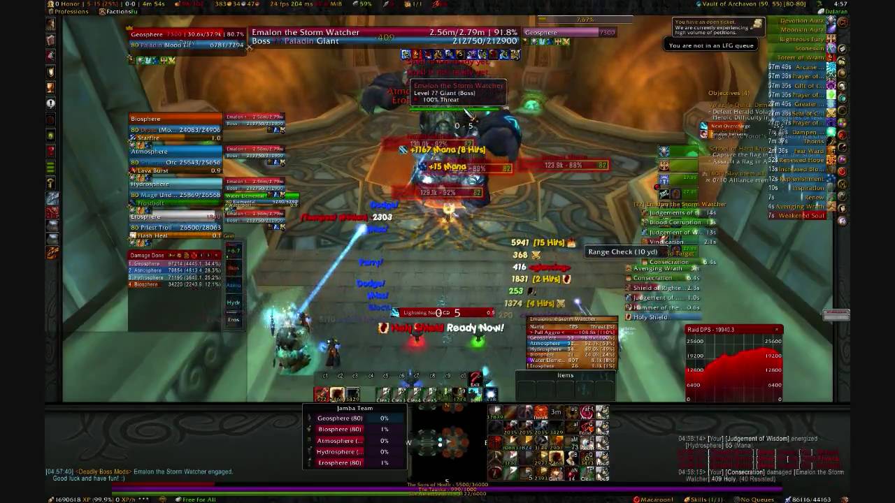 Archavon & Emalon (10) 5-manned with one tank, 