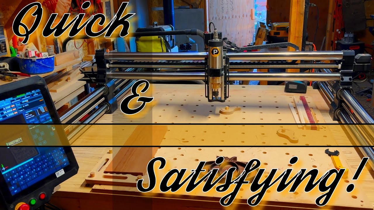 Onefinity CNC vs Walnut, satisfying Catch all tray transformation