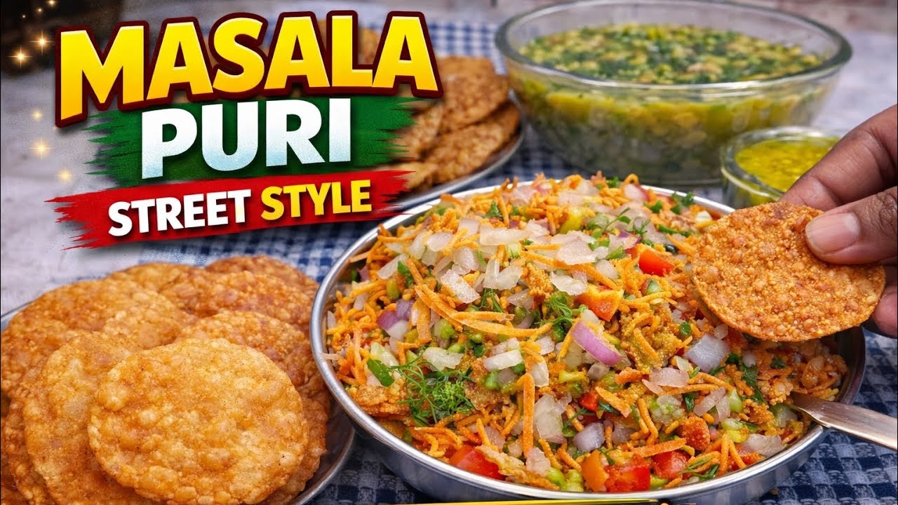 The Secret to 100% Crispy masala Puri street style homemade
