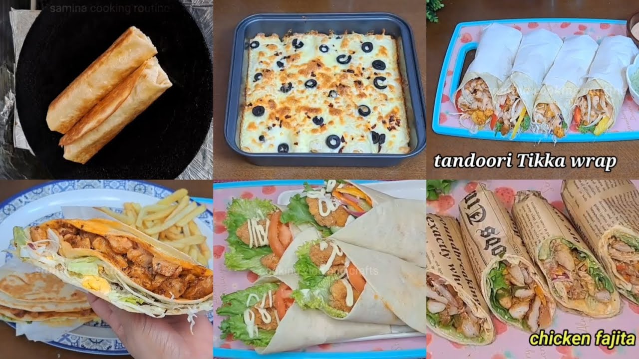 6 wrap recipes for Ramadan/ easy and tasty iftar recipes 