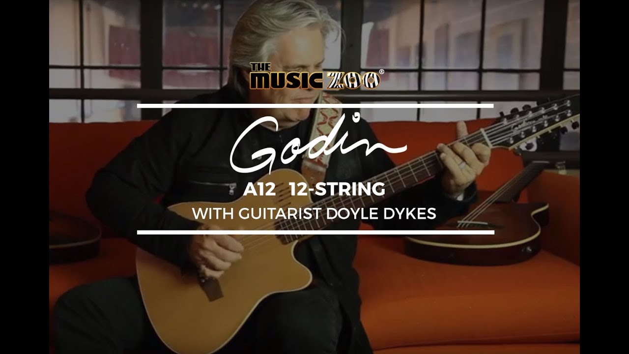 Doyle Dykes Demos The Godin A12 At The Music Zoo