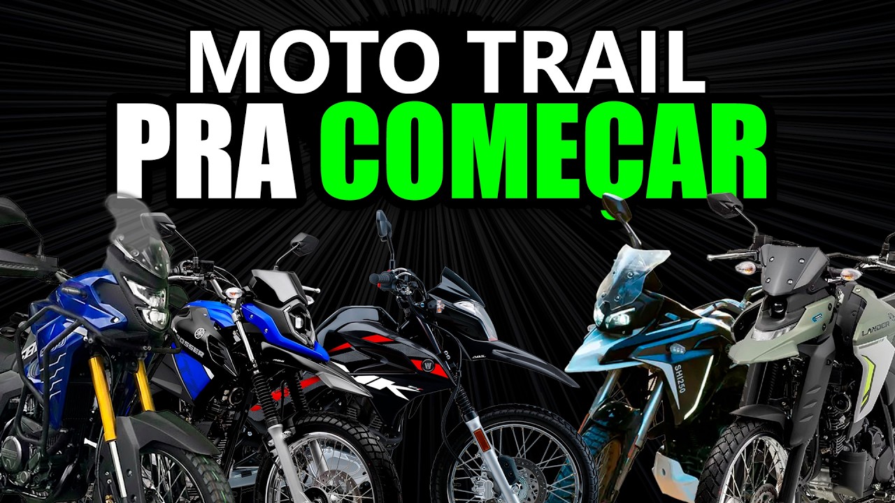 Moto trail pra começar