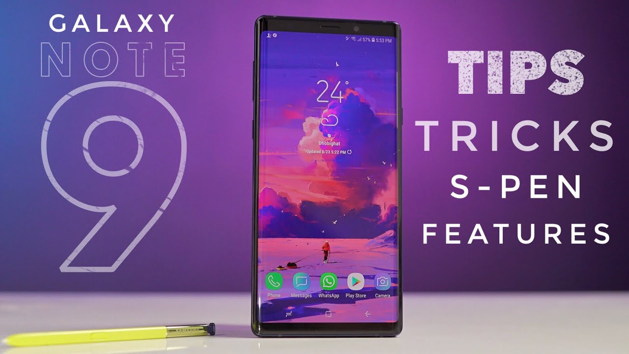 Samsung Galaxy Note 9 S Pen Feature - Tips & Tricks.