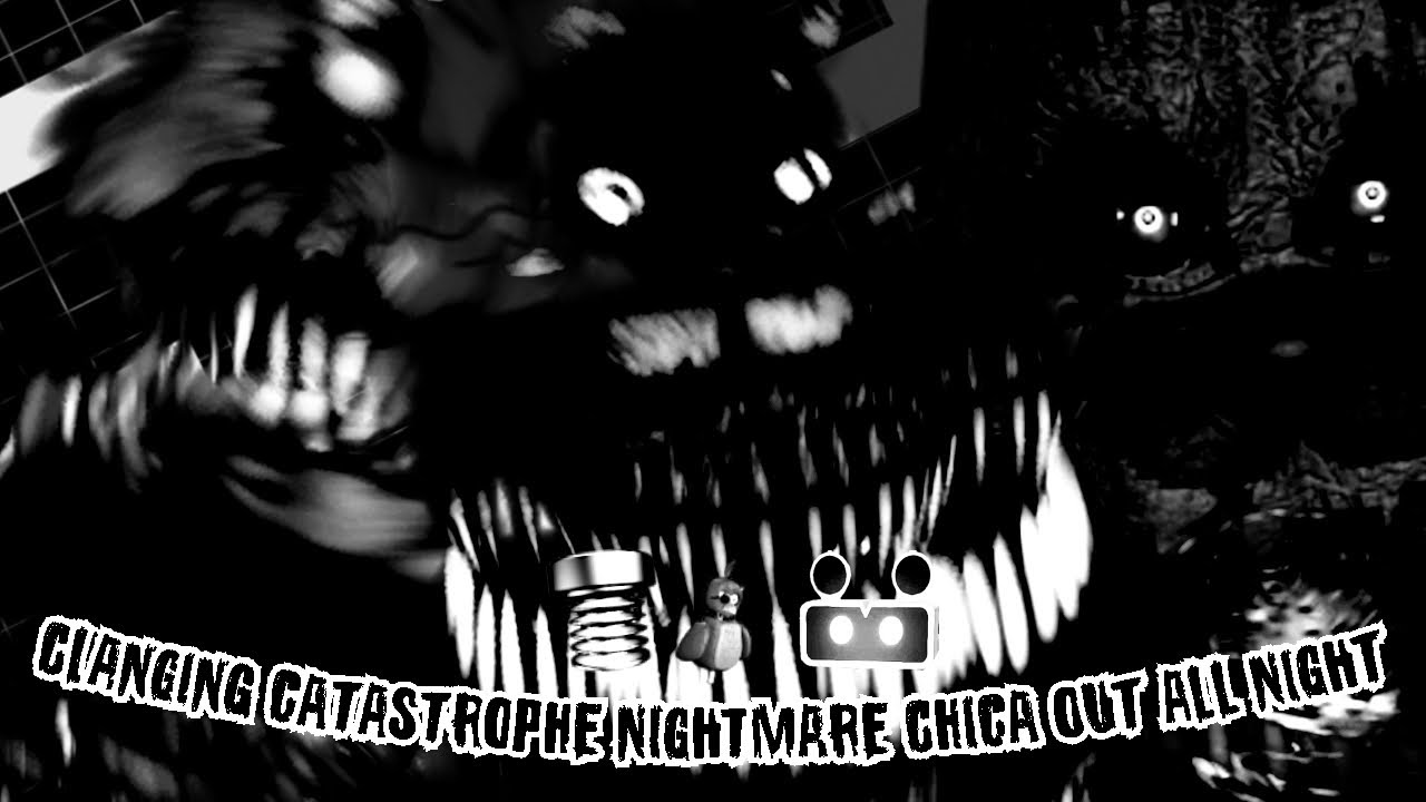 Vent System Custom Night - Clanging Catastrophe Nightmare Chica Out All Night