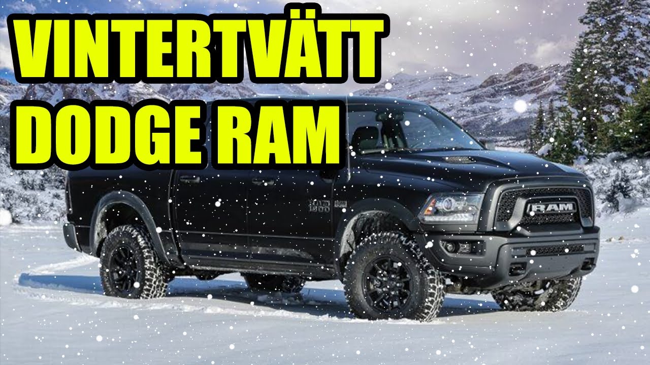 SÅ TVÄTTAR DU BORT VÄGSALT🧂VINTERTVÄTT DODGE RAM❄️
