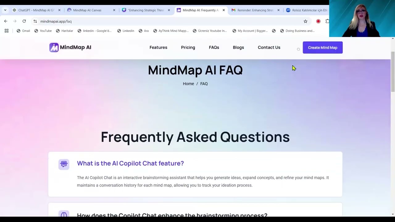 Enhancing Strategic Thinking with AI-Powered Mind Mapping