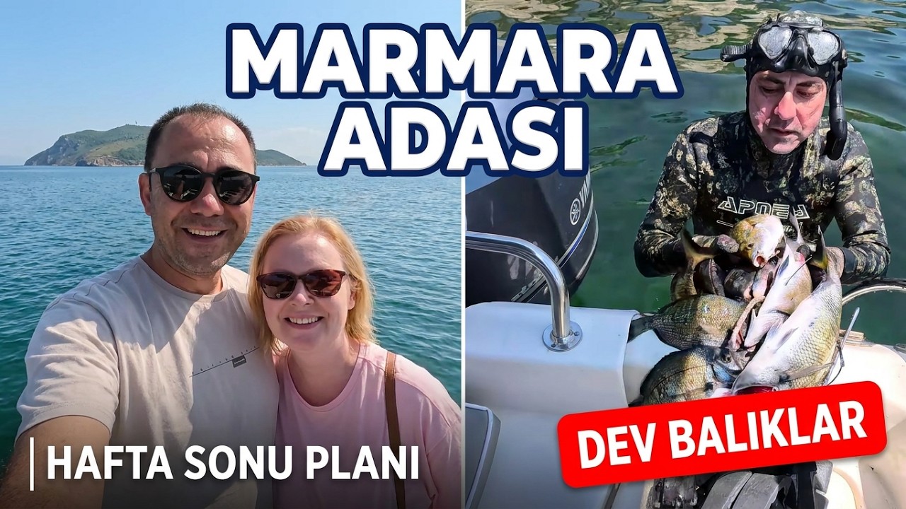 Marmara Adası'nda SON DAKİKA SÜPRİZİ - DEV KARAGÖZLER Yakaladık 🐟 VLOG #5