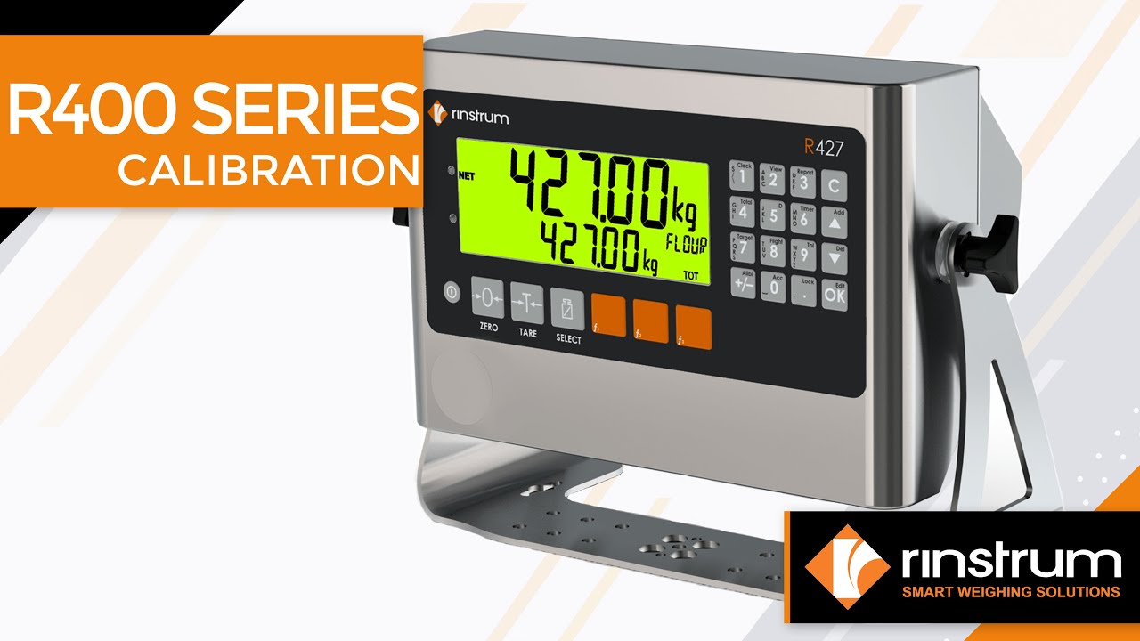 R400 Series Calibration | Calibration Weight Scale