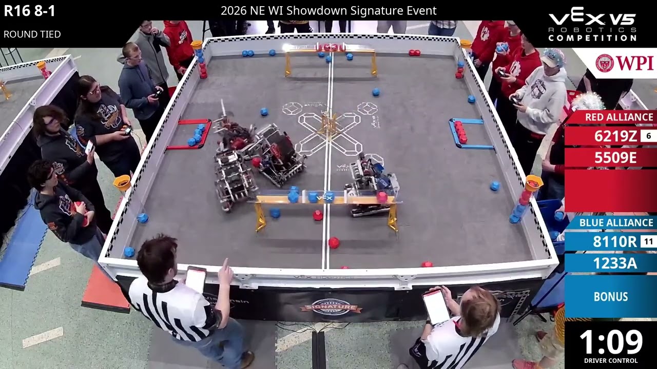 NE Wisconsin Showdown : Lambeau - R16 #8-1 - 6219Z & 5509E vs 8110R & 1233A - Auton + Driver