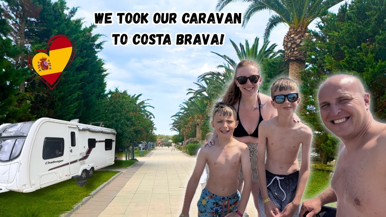 We crossed the border and pitched up on another beach! 🇪🇸