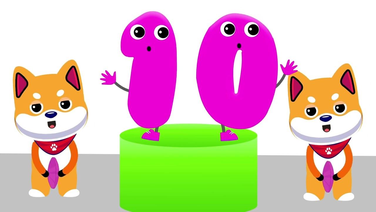 10 Little Numbers - Nursery Rhymes & Kids Songs