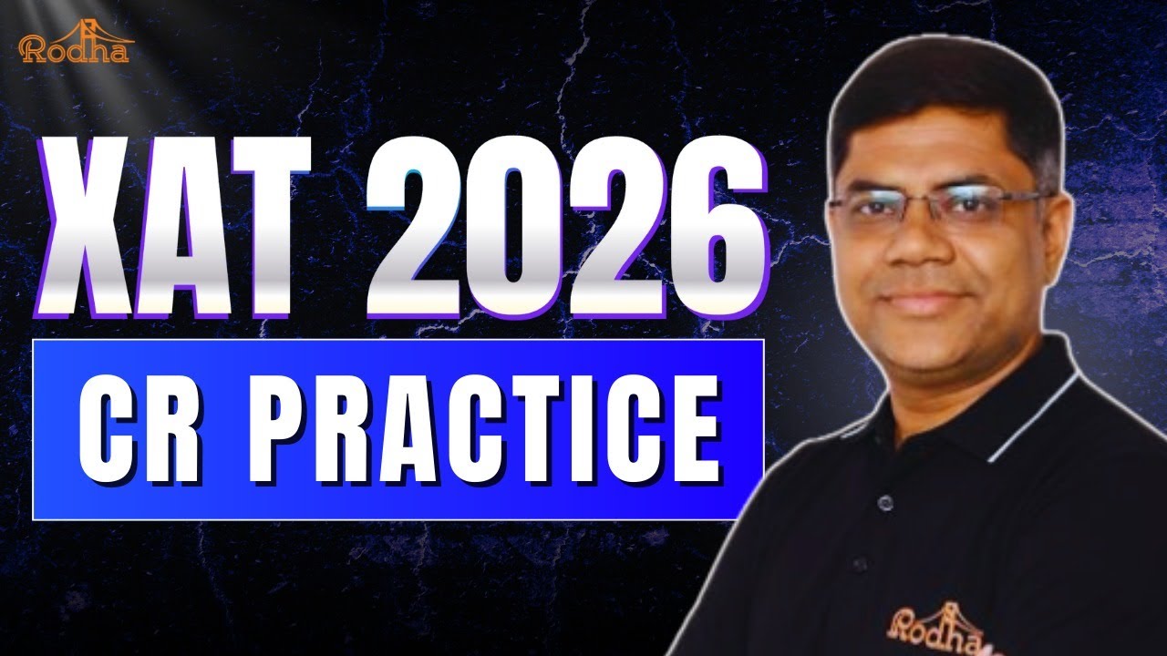 XAT 2026 CR Practice Session | Critical Reasoning | Brijesh Sir