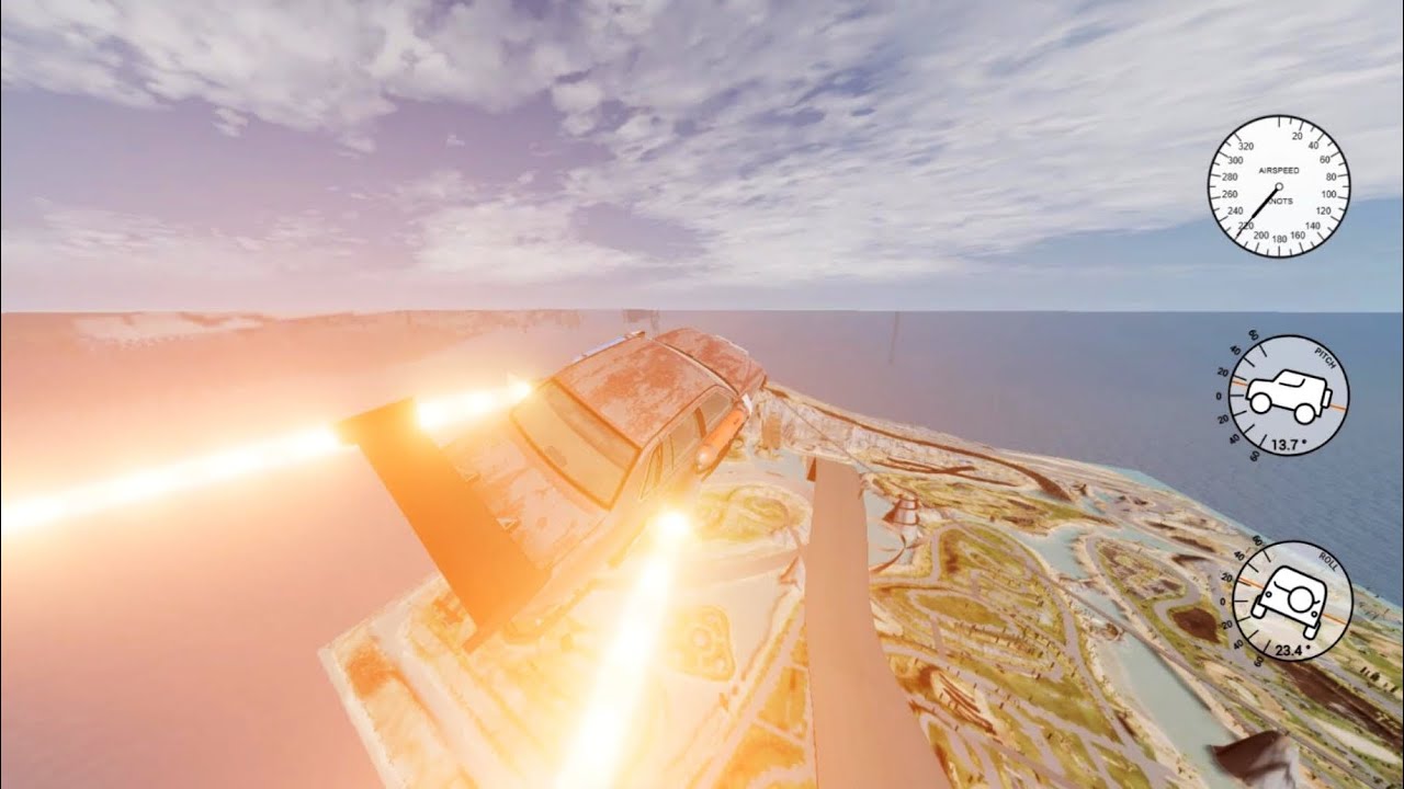 BeamNG.drive: Cars FLYING Insane—Who Stays Airborne LONGEST? #5