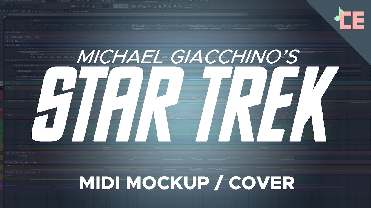 Michael Giacchino's Star Trek Theme | Midi Mockup/Cover