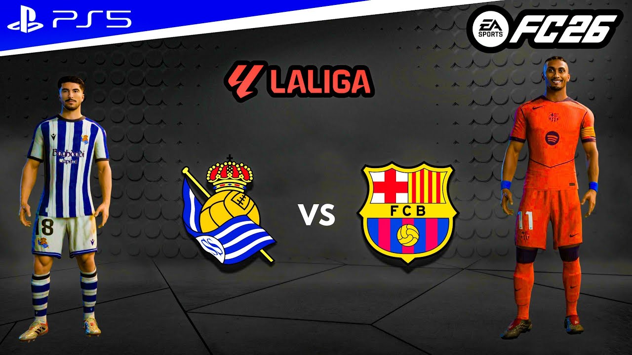 FC 26. - Real Sociedad vs Barcelona | La Liga 25/26 Full Match [PS5™]