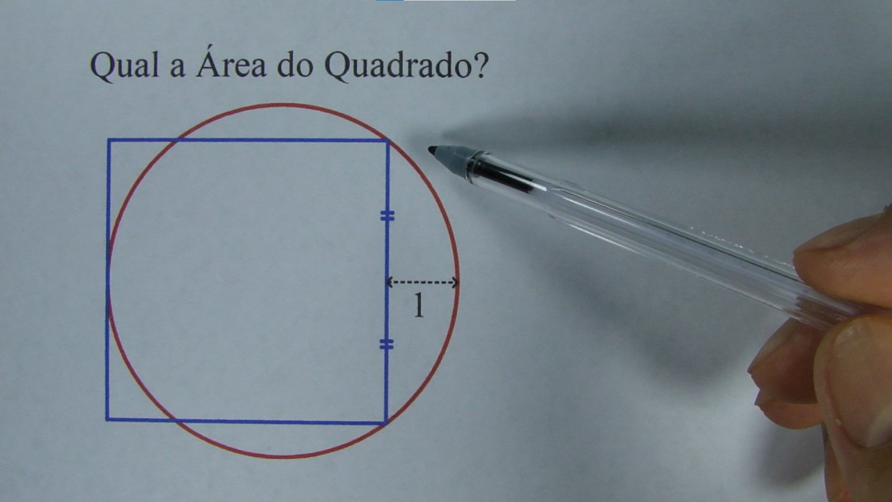 CÍRCULO E ÁREA DE QUADRADO