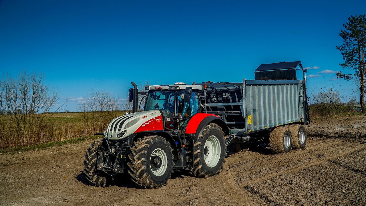 Wielki Test Steyr Terrus 270 w Firmie EKOcultiv ☆ Rozrzucanie Obornika 2020 ☆ Valtra 234D ☆Auto-Agro