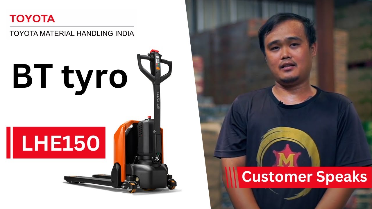 Customer Speaks! BT tyro Powered Pallet Truck with Lithium ion