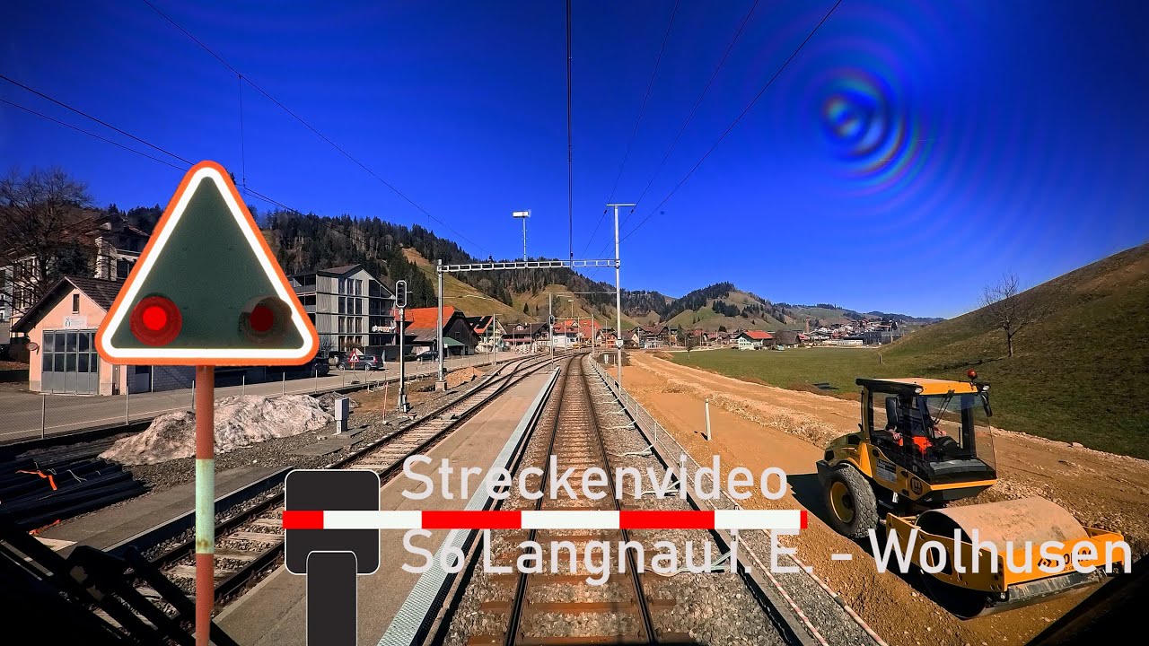 Führerstandsmitfahrt / cab ride S6 Langnau i. E. - Wolhusen (🚃 BLS RABe 528, MIKA)