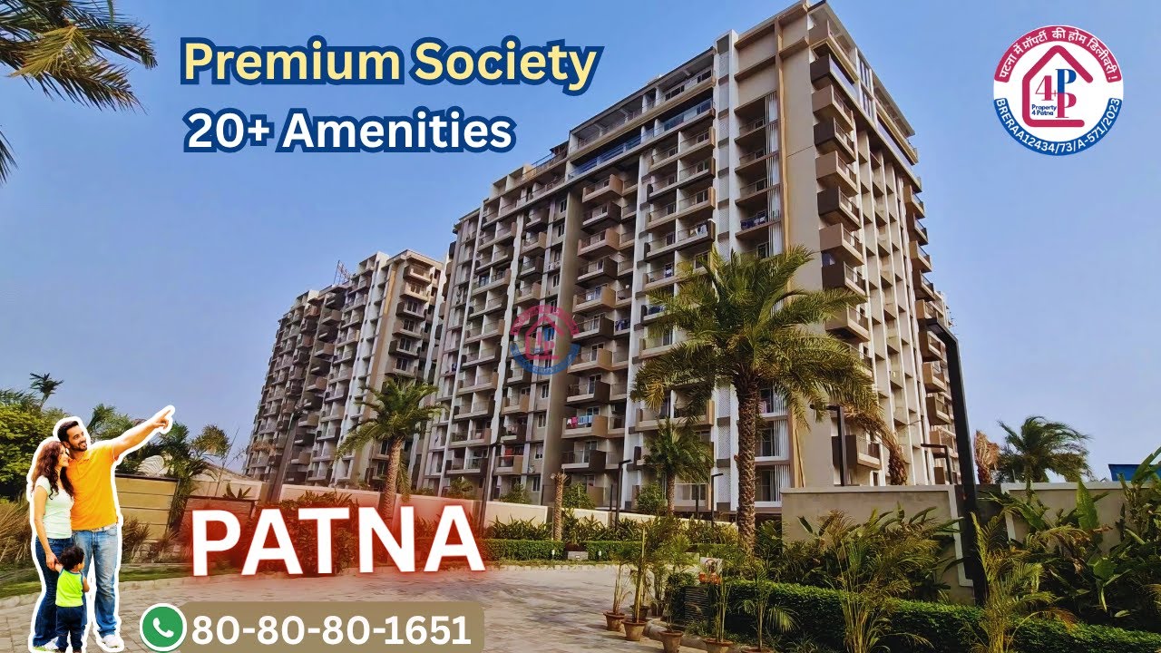 WoW !  Most Premium Society in Patna | 3/4 BHK Flats Near Anisabad 📞8080801651
