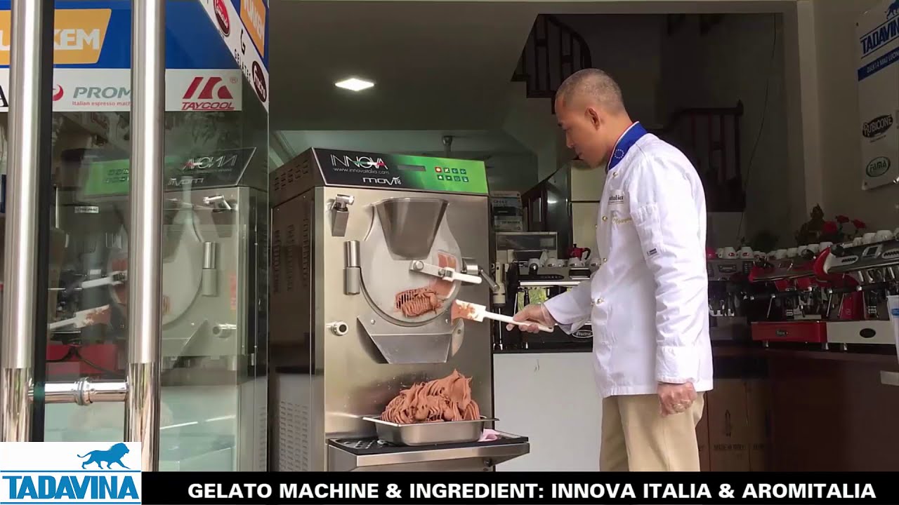 CHOCOLATE GELATO BY INNOVVA ITALIA AND AROMITALIA 2020 #tadavina