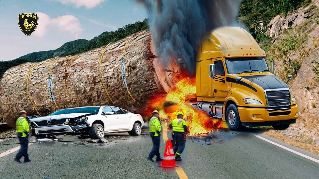 Gef&auml;hrliche Idioten Lkw  und Schwerger&auml;te Pannen Kompilation  Extreme Lkw Idioten 103
