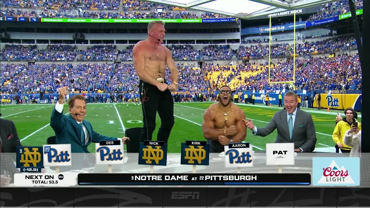 🚨 WEEK 12 GAMEDAY PICKS 🚨 McAfee FAKES OUT Aaron Donald by picking Notre Dame 🤣 | College GameDay