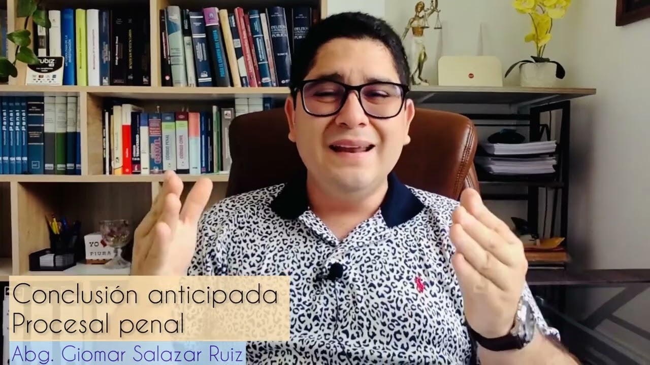 Conclusi&oacute;n anticipada del proceso penal