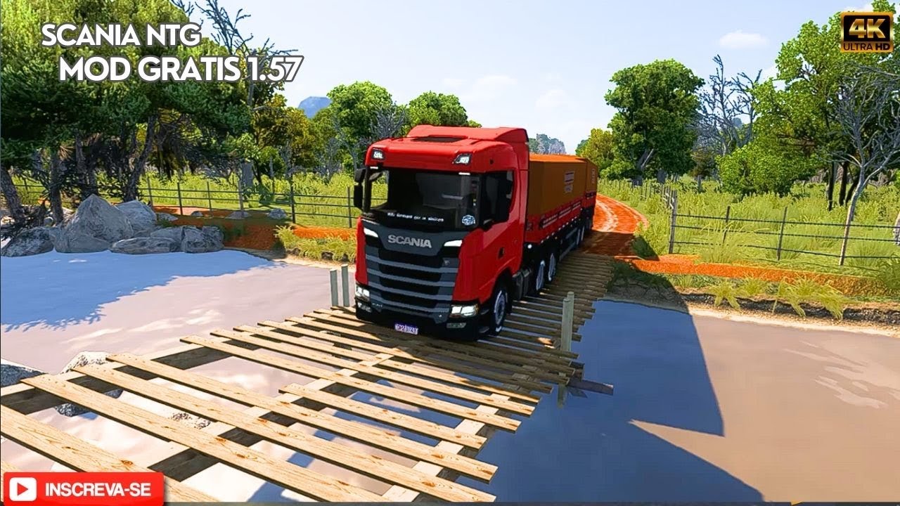 🔥 SCANIA NTG MOD GRÁTIS 1.57 NO ETS2 | TESTE REALISTA NA ESTRADA