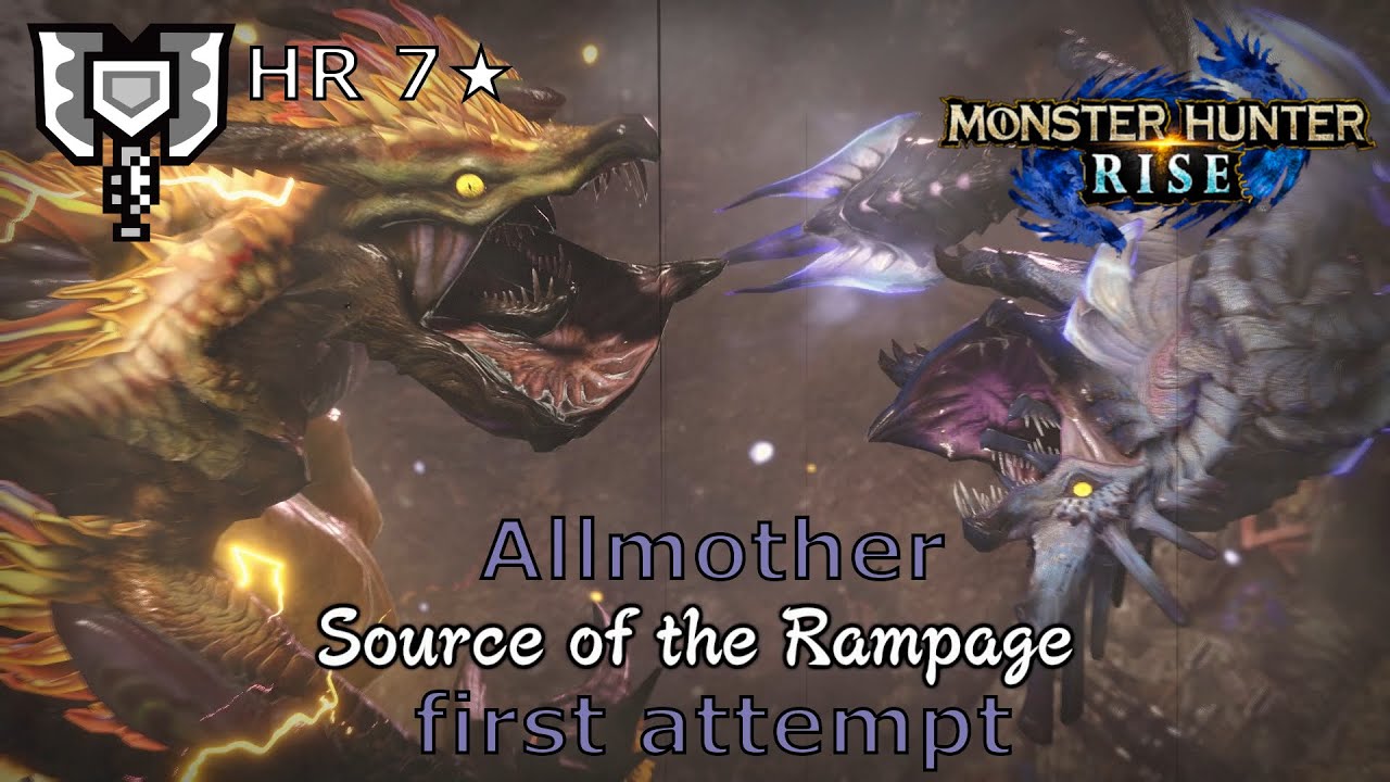 mhrise charge blade HR 7★ allmother