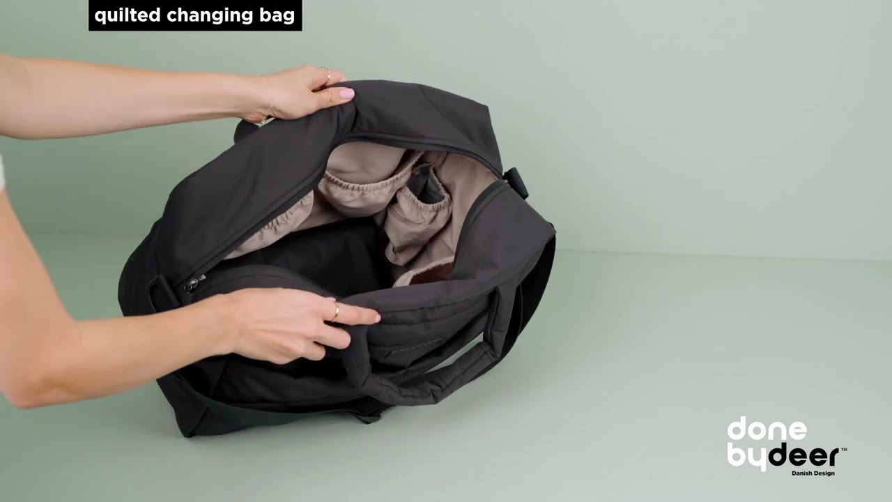quilted changing bag | our bestselling changing bag | Done by Deer