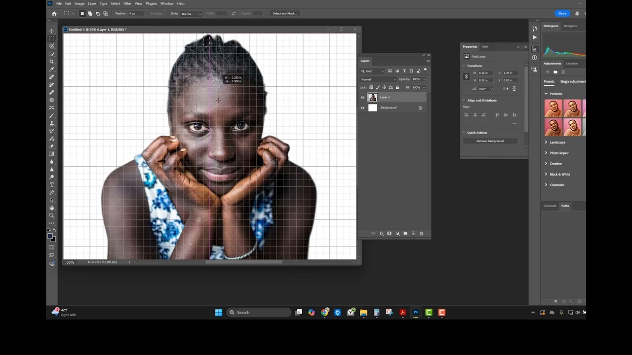 Portrait Cut 1