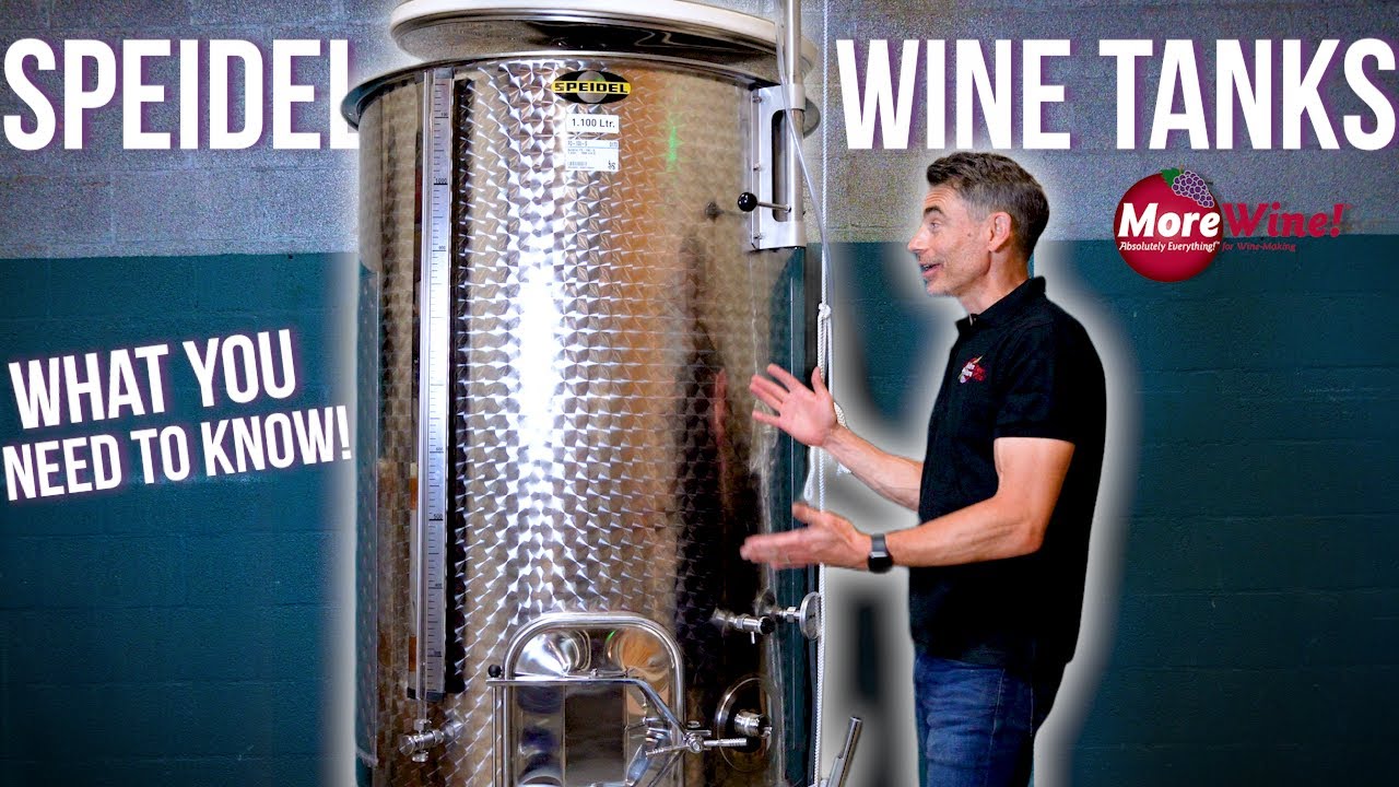 The BEST STAINLESS TANKS for Winemaking | Speidel Stainless Steel Wine Tanks | MoreWine!