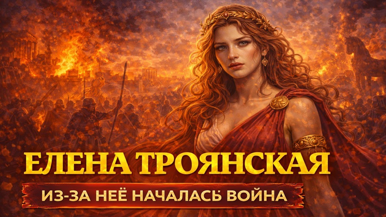 🕯 ЕЛЕНА ТРОЯНСКАЯ — красота, ставшая причиной войны | Древнегреческий миф