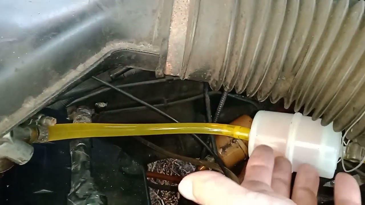 Nível do filtro de combustível na altura do carburador melhora problema de 