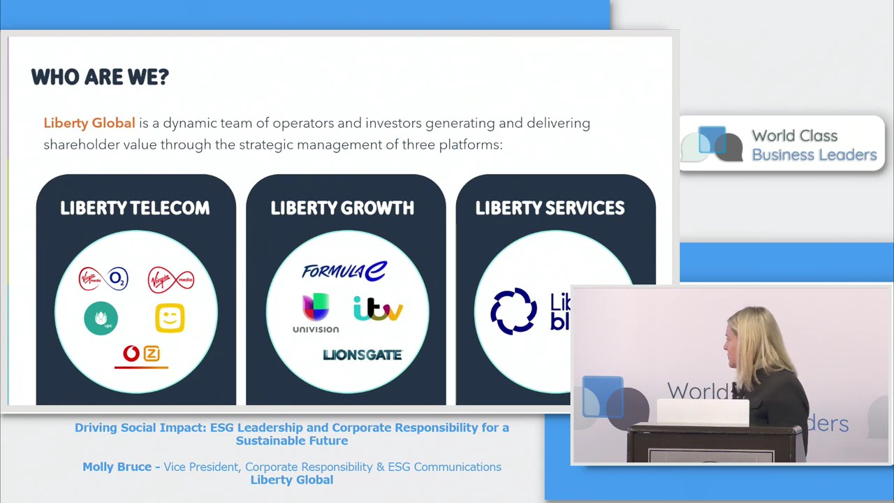 Driving Social Impact Through ESG Leadership | Molly Bruce | Liberty Global