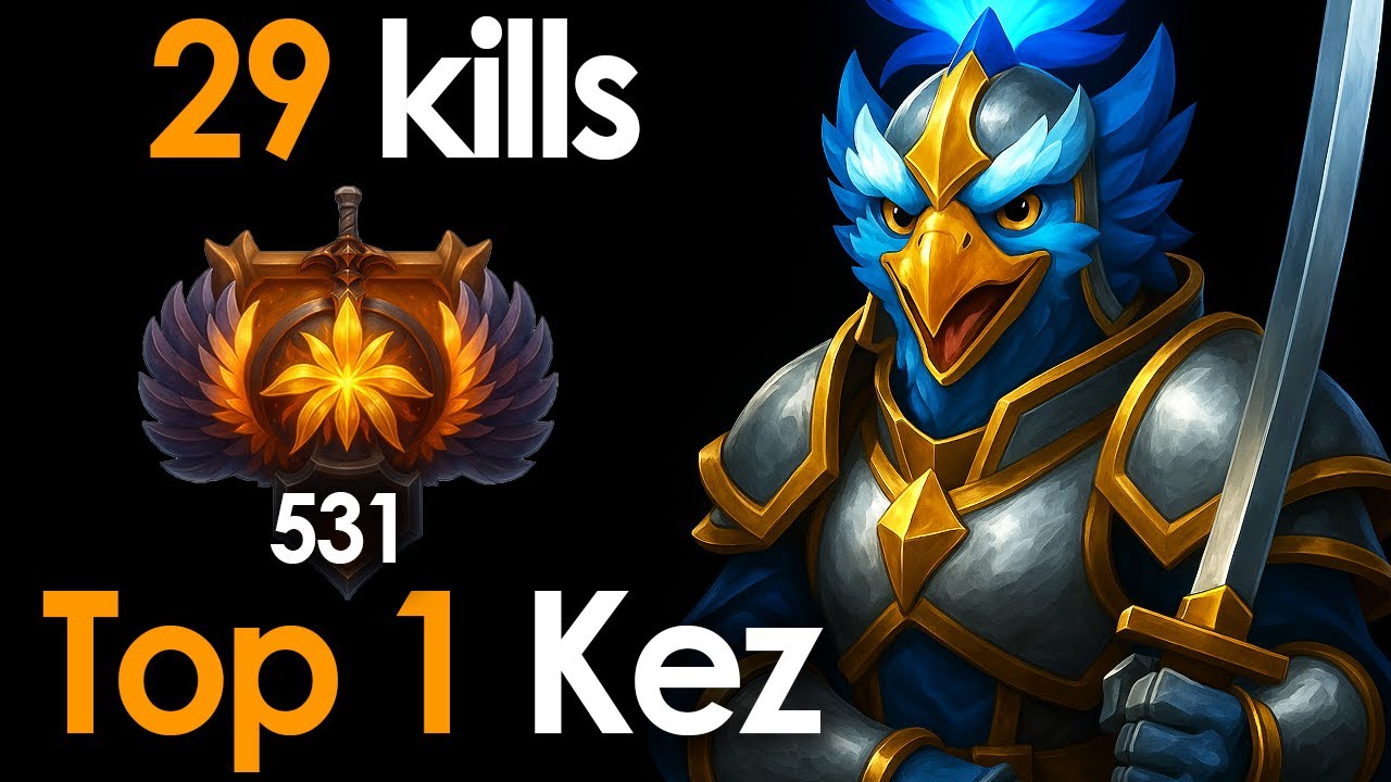 Top 1 Kez Player &ndash; Immortal Rank 531 Gameplay | Dota 2 Patch 7.39e
