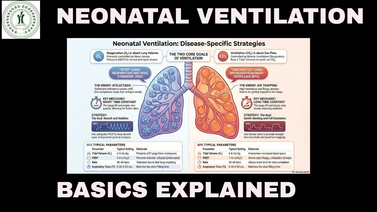 Neonatal Mechanical Ventilation Basics: Physiology, Modes & Settings | APPNA Pediatrics
