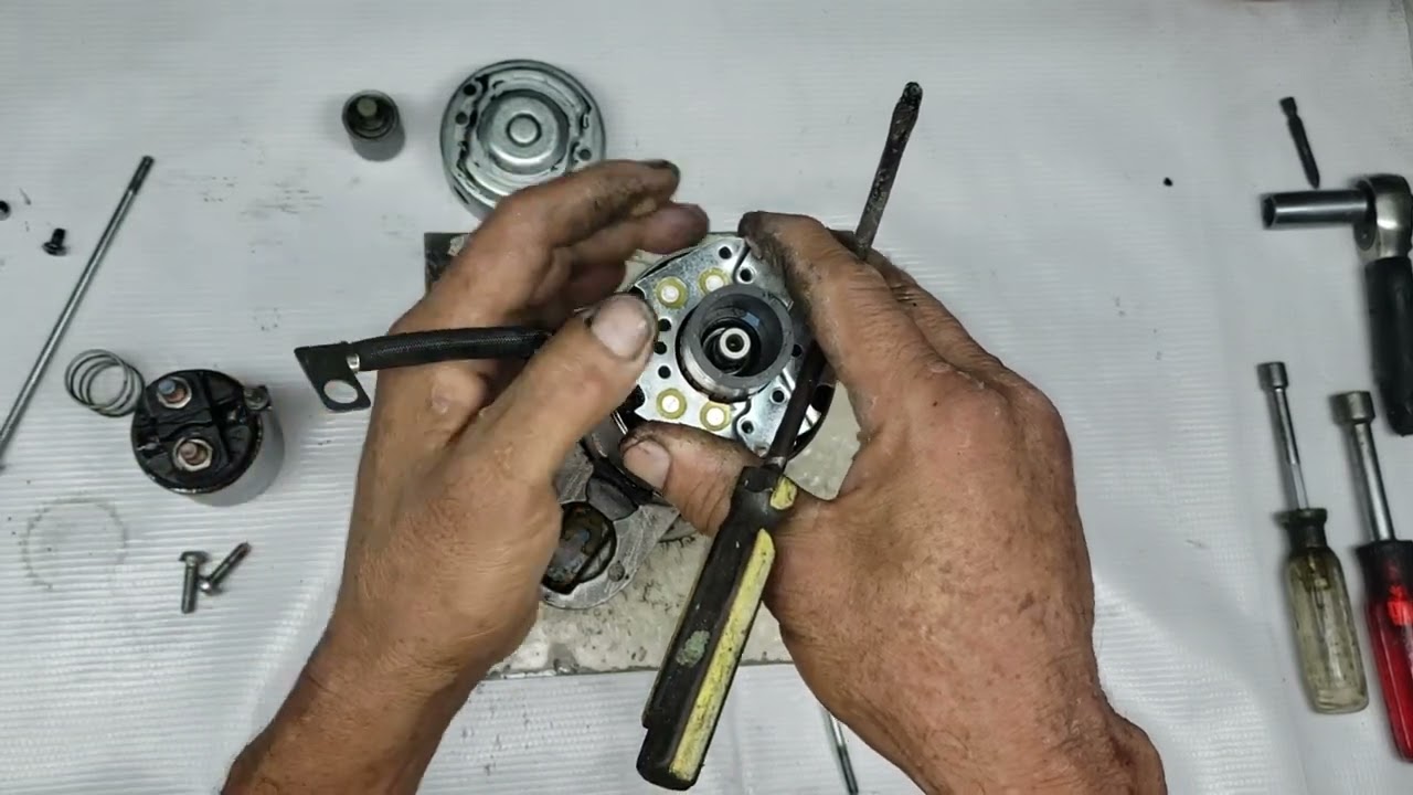 MOTOR DE ARRANQUE DE JEEP CHEROKEE COMO REPARARLA VARIOS MODELOS MUY SENCILLO HACERLO