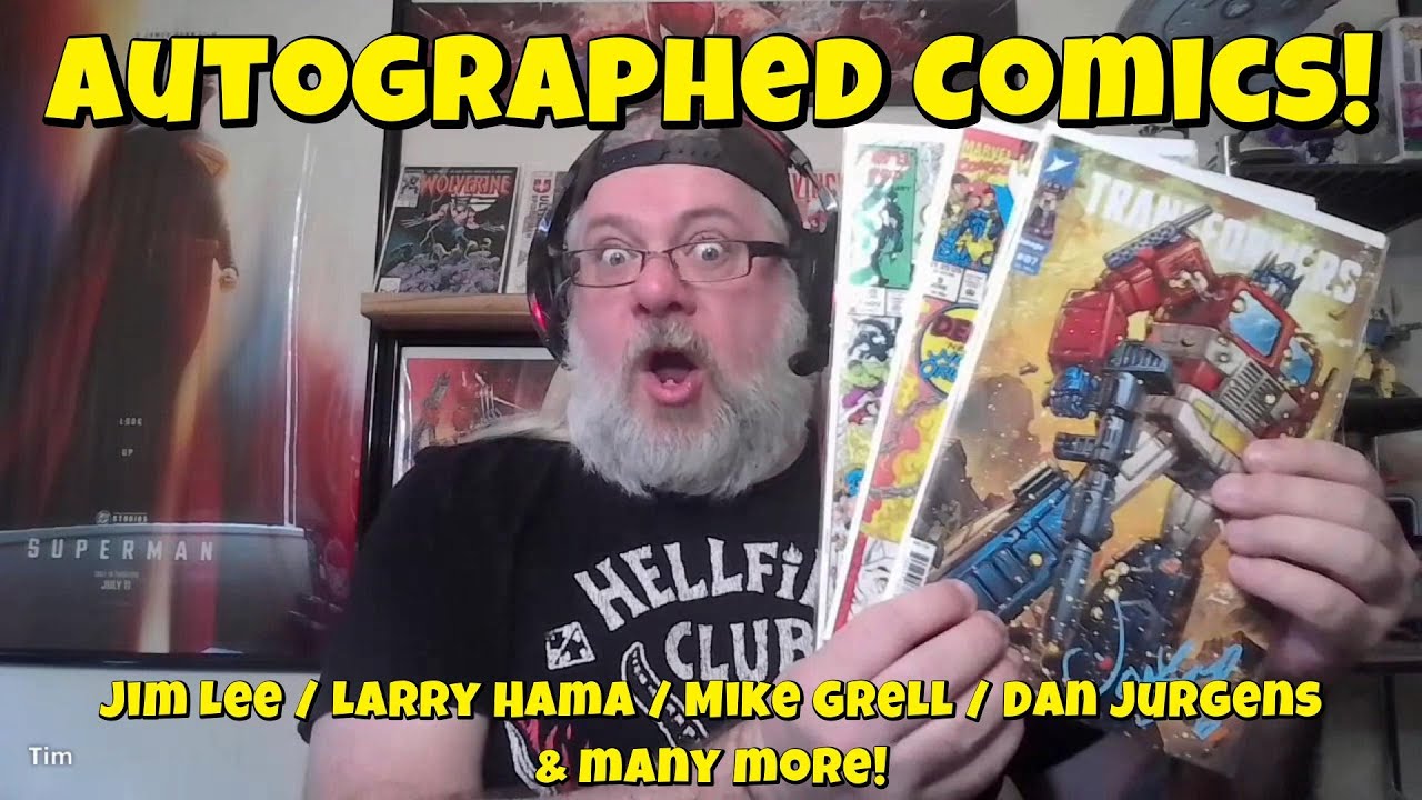 SIGNED COMIC BOOKS! X-MEN | SPIDER-MAN | SUPERMAN & MORE!